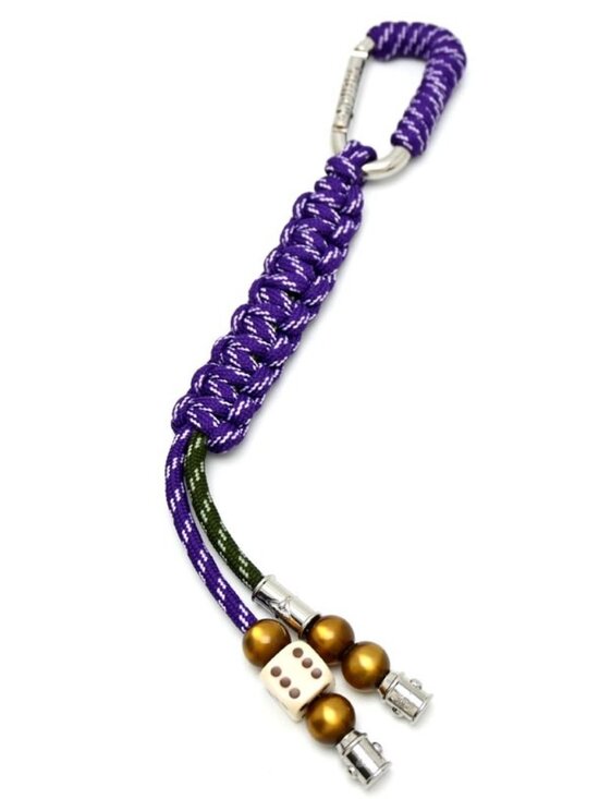 Louis Vuitton Charm Metal Khaki and Purple Handbag Charm  Louis Vuitton Charm Purple Khaki